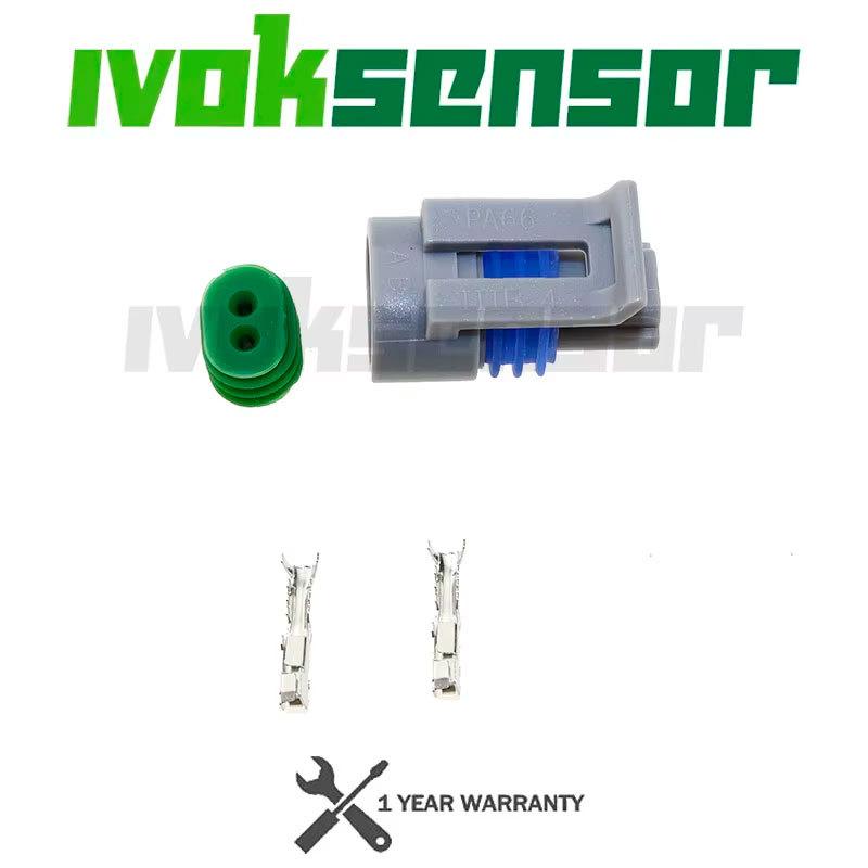 25036751 25037225 25037334 Intake Air Temp Temperature Sensor Sender For G.M IAT MAT ACT With Connector 2-Way Female Pigtail