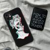 Rebellious Style Sculpture Of David Phone Case For IPhone 14 X XR XS 7 8 Plus 11 12 13 Pro MAX 13mini Matte Shockproof Case