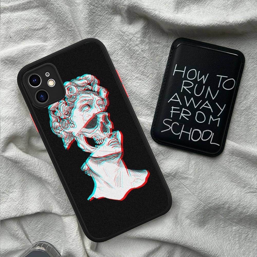 Rebellious Style Sculpture Of David Phone Case For IPhone 14 X XR XS 7 8 Plus 11 12 13 Pro MAX 13mini Matte Shockproof Case