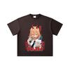 260 GSM Double Yarn 32 Count 100% Cotton Chainsaw Man V51 Power Print Unisex Heavy Cotton T Shirt