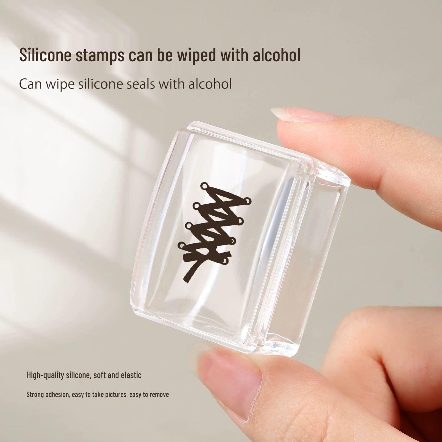 High-Transparency Silicone Nail Art Stamp