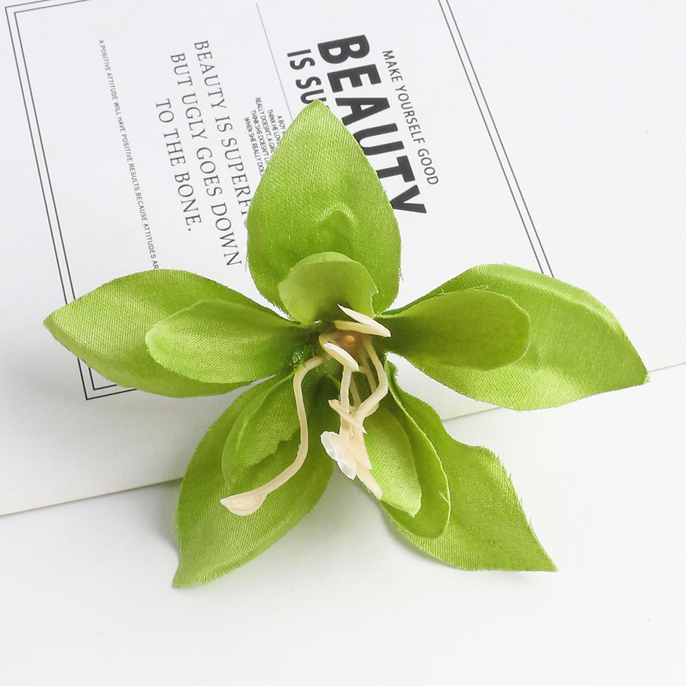 10Pcs 7cm Silk Artificial Flowers Head For Home Decor Wedding Decoration Fake Flowers DIY Bouquet Craft Garland Gift Accessories