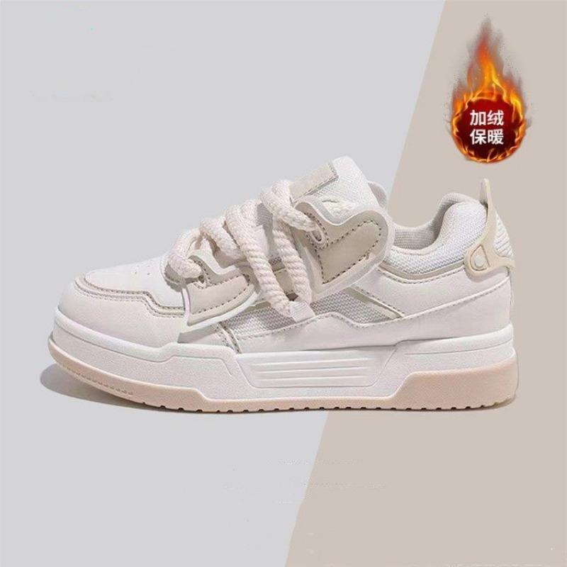 Fashion little white shoes women's spring and autumn new leather thick-soled lightweight sports shoes design sense niche casual board shoes women