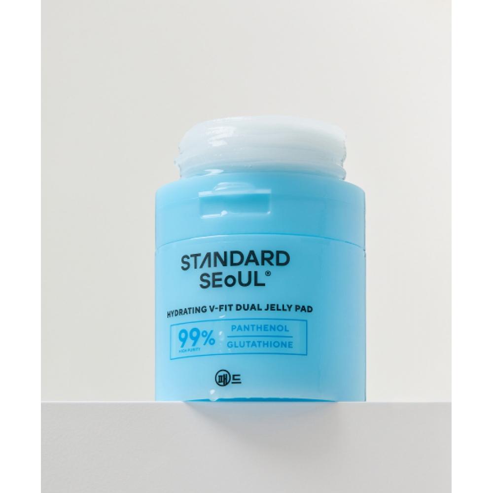 

Standard Seoul [Quick Moisturizing Quick Charge] Hydrating V Fit Dual Jelly Pad 60 Sheets NONE