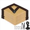 Garden Shade Cloth with Grommets Shade Cloth Sun Shade Fabric Shade Cover for Patio Garden Pergola Shade Cover Canopy Greenhouse