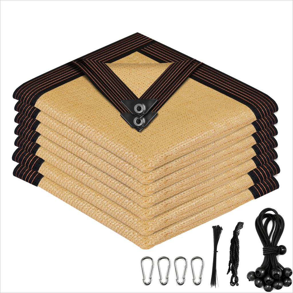 Garden Shade Cloth with Grommets Shade Cloth Sun Shade Fabric Shade Cover for Patio Garden Pergola Shade Cover Canopy Greenhouse