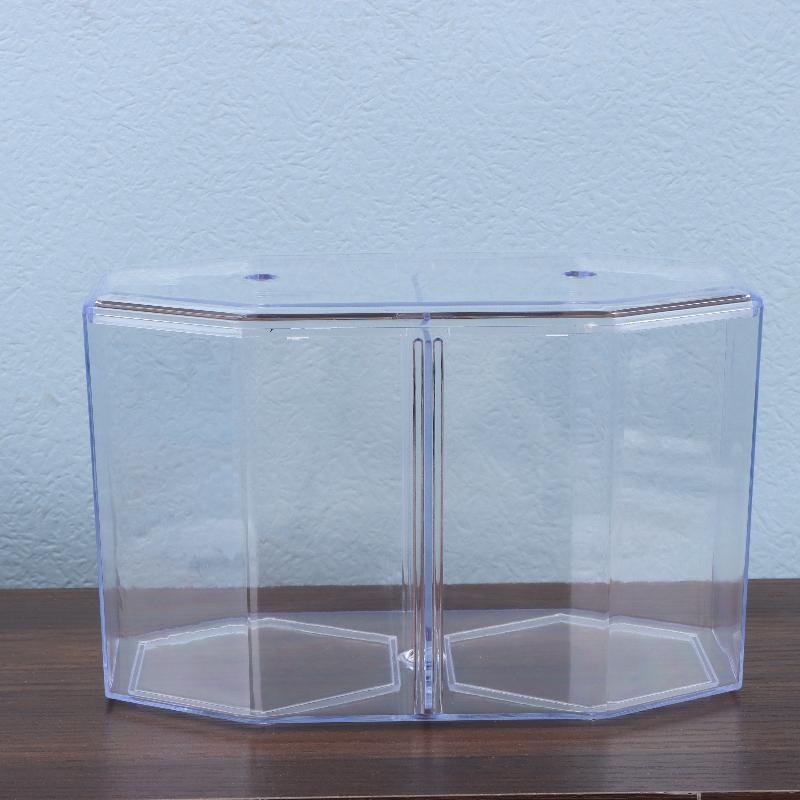 Double Compartment Fighting Fish Box Eco Rumble Fish Aquarium  Aquarium Plastic Isolation Box Breeding Box