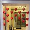 Charming Love Heart Door Curtain for Wedding & Princess Rooms