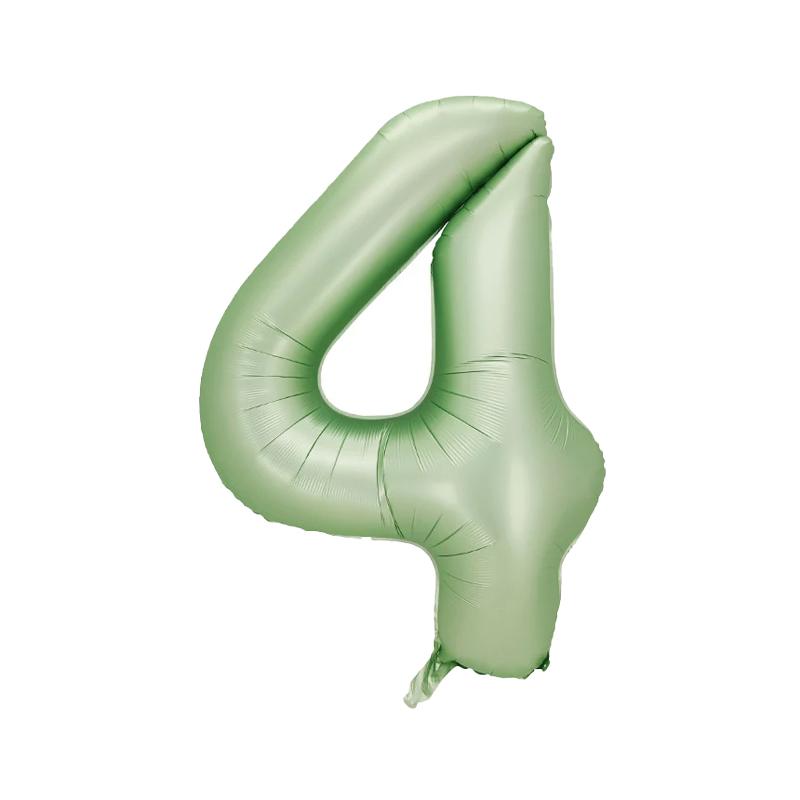 40inch Olive Green Digital Foil Balloons Number 0 1 2 3 4 5 6 7 8 9 Kids Adult Birthday Wedding Party Decorations Baby Shower