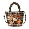 Ladies Tote Bag With Nylon Material And Zipper Closure For Casual Outings