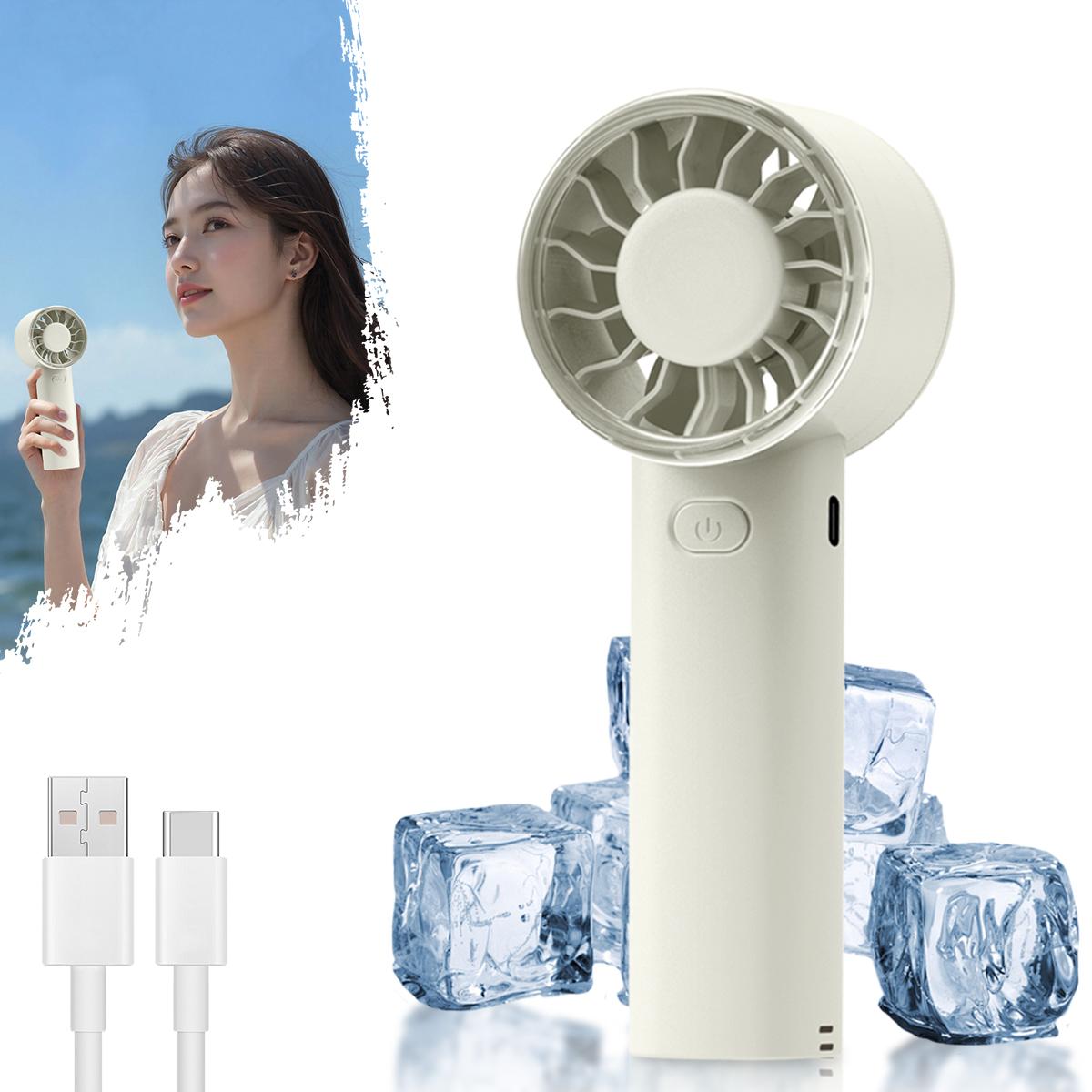 

New Handheld Small Fan for Cooling, USB Charging, High Wind Power, Portable Fan for Summer Cooling, Must-have for Holidays