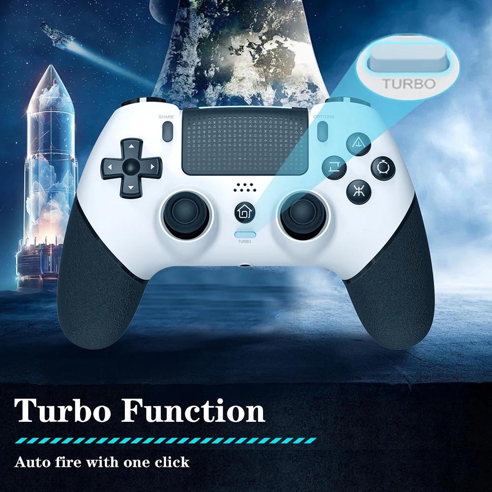 Controller für Sony PS4 Pro Slim PC Joystick Gamepad Kabelloser Bluetooth Joy Pad 6 Achsen Duale Vibration Hall-Effekt Joystick