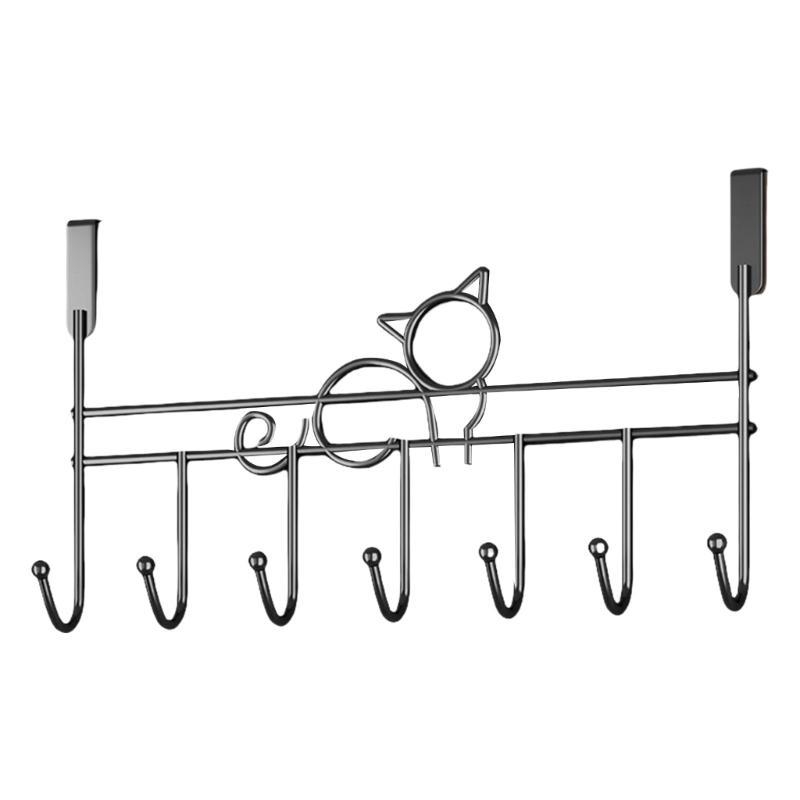 652F Sturdy No Drilling Cats Themed Hook for Hanging Small Items Living Spaces