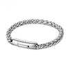 Men's 6MM Stainless Steel Bracelet Flower Basket Chain Hip Hop Titanium Steel Keel Chain Snap Jewelry