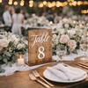 Double-Sided Wedding Table Numbers Numbers 1-20 Table Number Signs Decoration Number Cards  Banquet