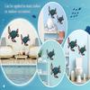 2pcs/set Wooden Turtle Wall Hanging Painting Farmhouse Turtle Hanging Decoration Beach Theme Decoration