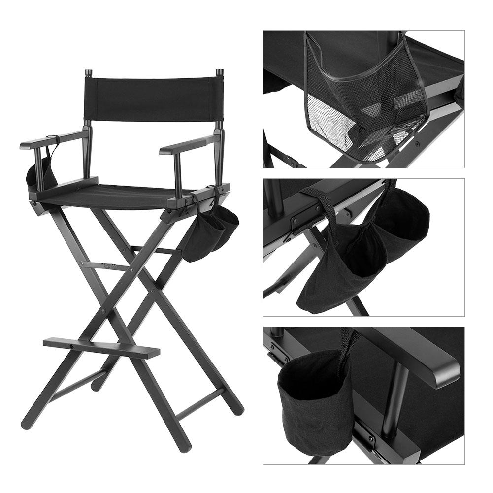 Professional Makeup Artist Directors Chair Wood Lightweight Foldable