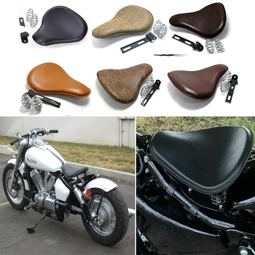 

Мотоцикл Синтетическая кожа Накладка Седло Соло Сиденье для Harley Sportster Chopper Bobber Custom для Kawasaki Vulcan 800 Vulcan