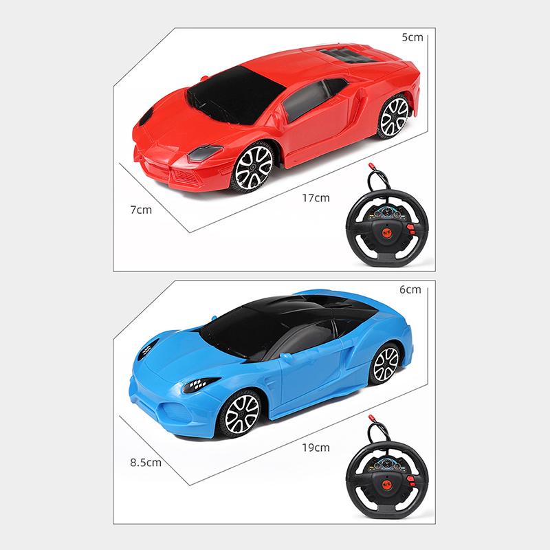 1Pc Simulation Remote Control Car Random Color Model Electric 2-Way Rc Sports Car Toy For Boys Girls Birthday Gifts Random Color