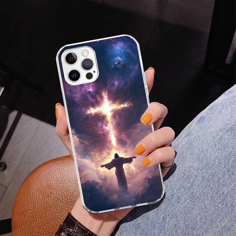 Jesus Bible Phone Case For iPhone 17 Air 16 Pro Max 16E 15 + 14 Plus 11 12 13 Mini 7 8 SE Gift Print Cover Fundas
