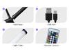 Lumină de Noapte Ambientală Inteligentă RGB LED, Reactivă la Sunet, USB
