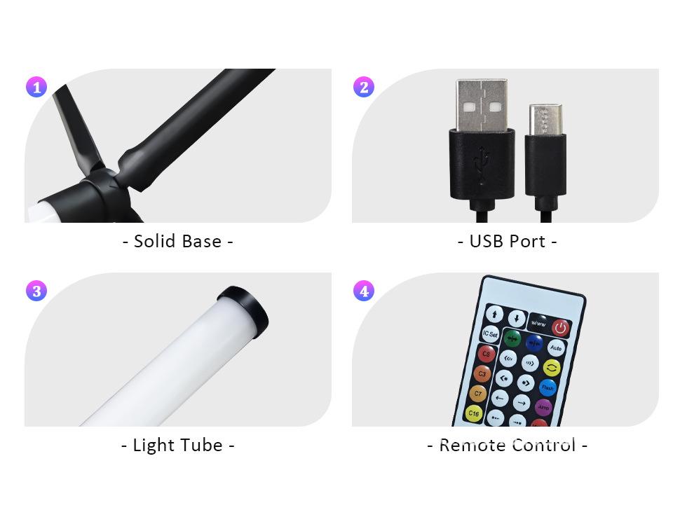 Lumină de Noapte Ambientală Inteligentă RGB LED, Reactivă la Sunet, USB
