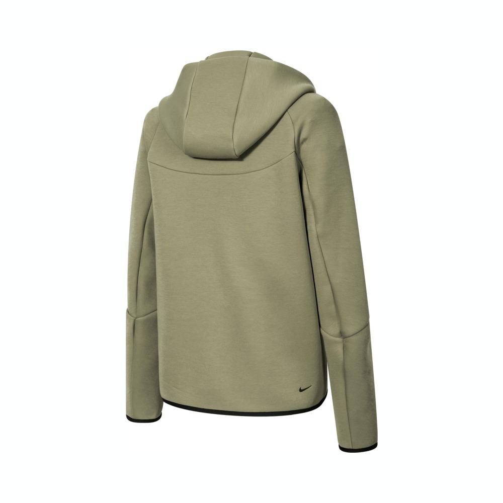 Nike Sportovní bunda s kapucí Tech Fleece Windrunner na zip Olivová HV0950-277