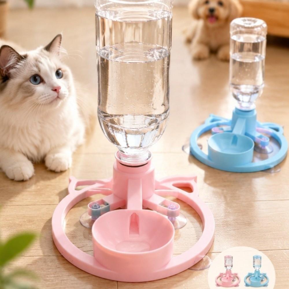 Silent Gravity Pet Water Bowl Large Capacity Cat Water Feeder Cat Water Bowl Holder Outdoor