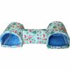 Hamster Tunnel Bett Tunnel Kaninchen Spielzeug Weiches Höhlenhaus für Hamster für Meerschweinchen, Rennmäuse Knabberspielzeug Bett