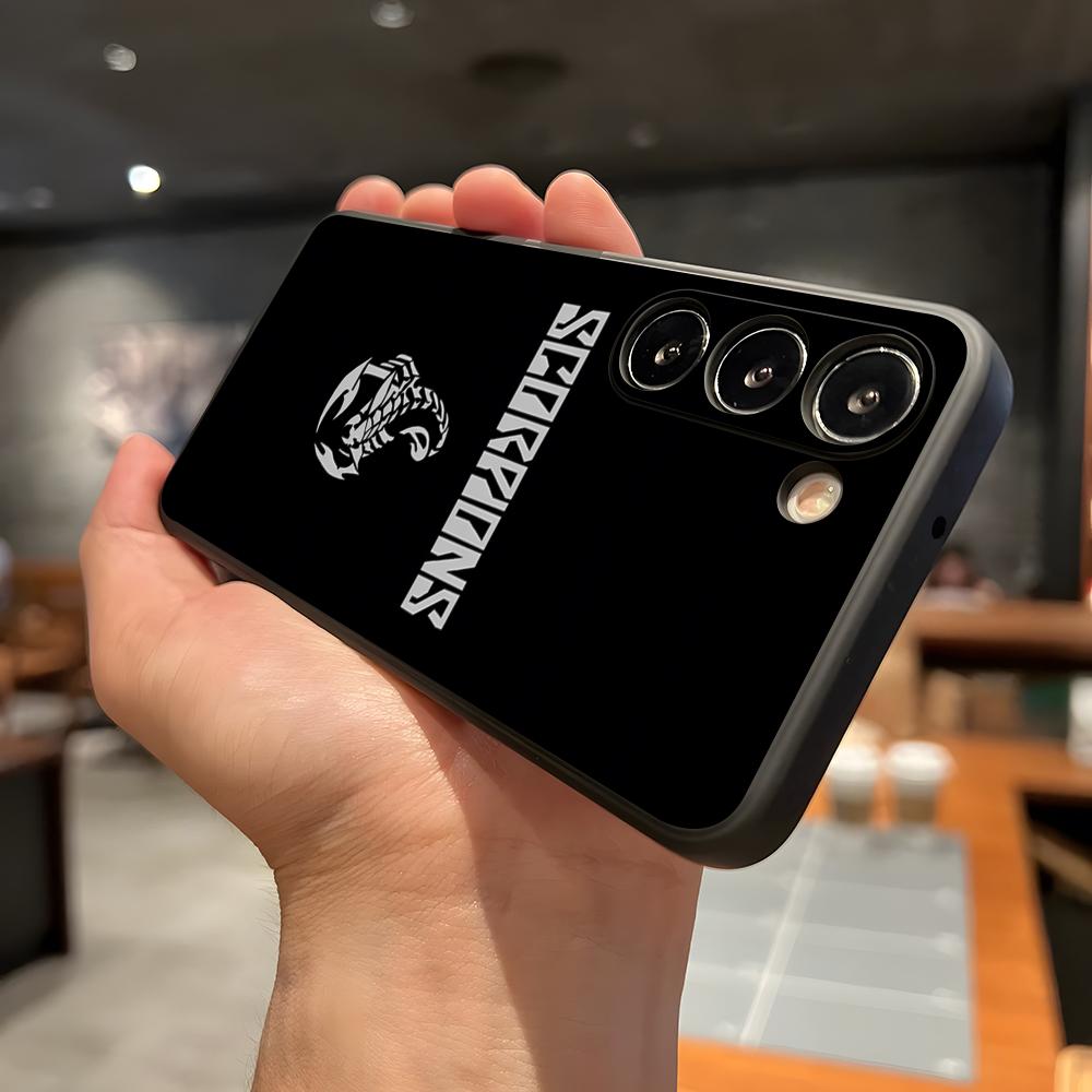 

S-Scorpions Band Phone Case For Samsung A56 A36 A26 A16 A15 A25 A35 A55 A14 A34 A24 A54 Black Soft Shell Samsung A14