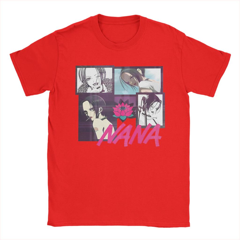 Nana Fitted Scoop T-Shirts Men Women Osaki Anime Kawaii Cartoon Vintage Cotton Tee Shirt Short Sleeve T Shirts Original Tops