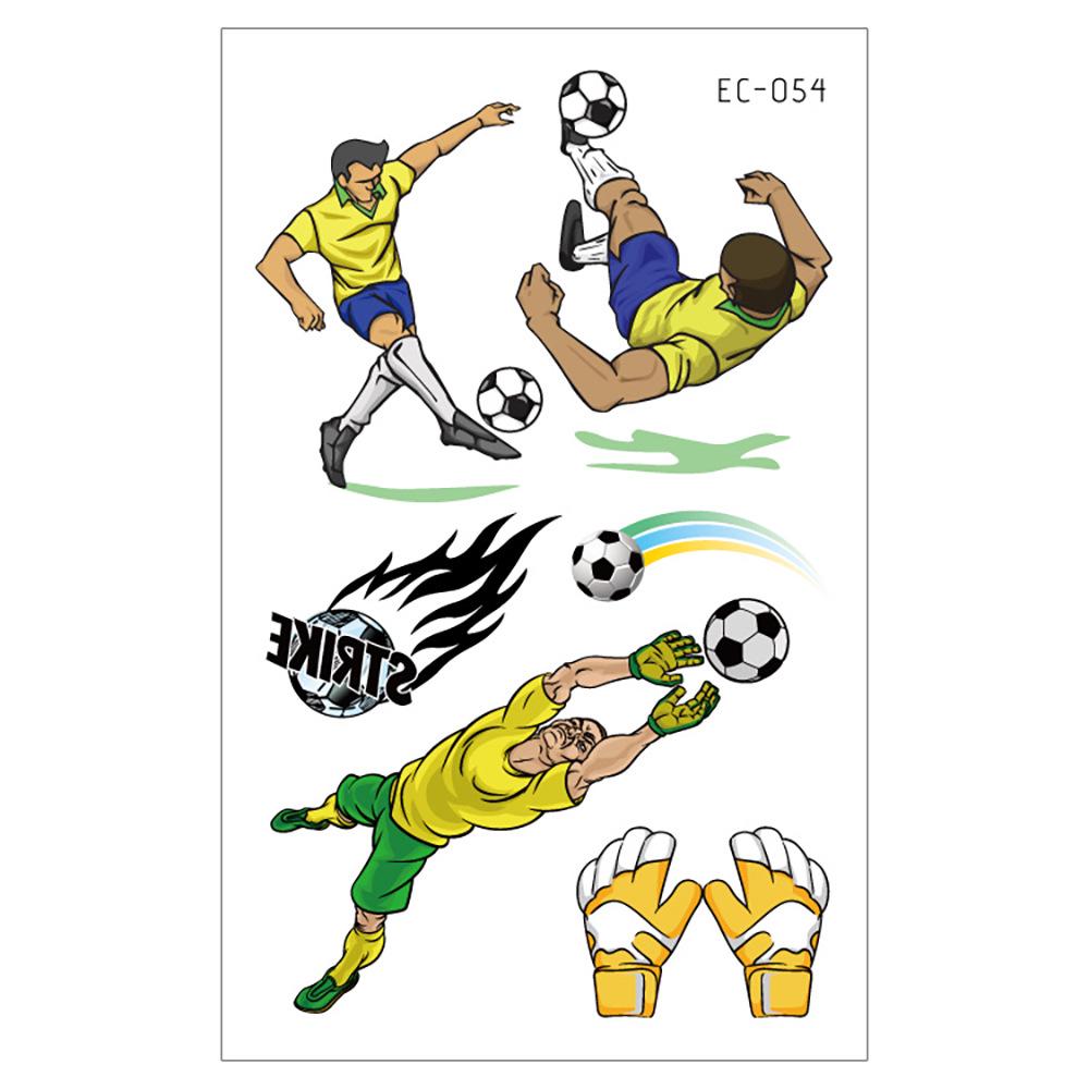 2026 Waterproof Children's World Cup Football Face Tattoo Stickers