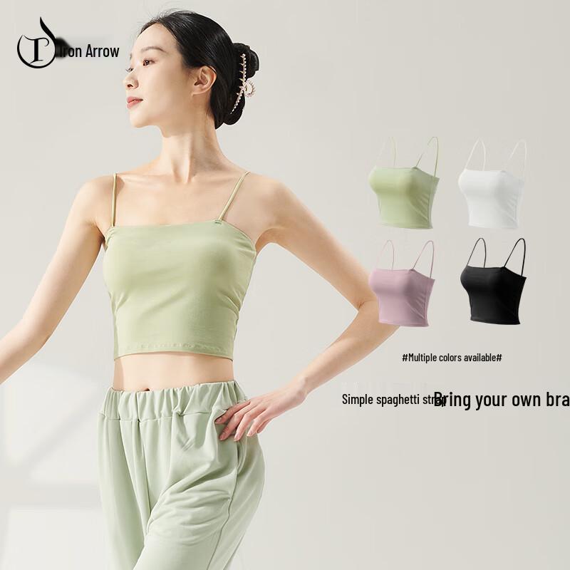 Женский стеганый танцевальный топ-майка Tiejian M