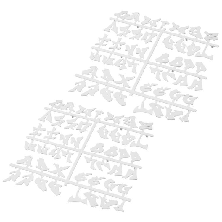 2 Sheet Halloween Letters for Felts Letter Board Changeable Plastic Message Board