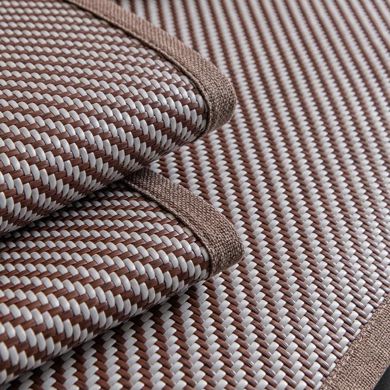 New Pe Rattan Mat Sofa Cushion Summer Mat Cushion Cold Silk Cool Non-Slip Light Luxury Sofa Cover Cloth Towel