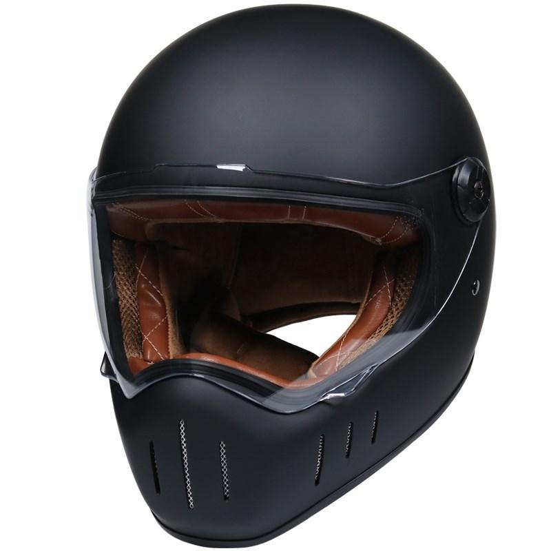 Мотошлем Thompson Full Face Винтажный Чоппер Ретро Шлем funda casco moto XXL