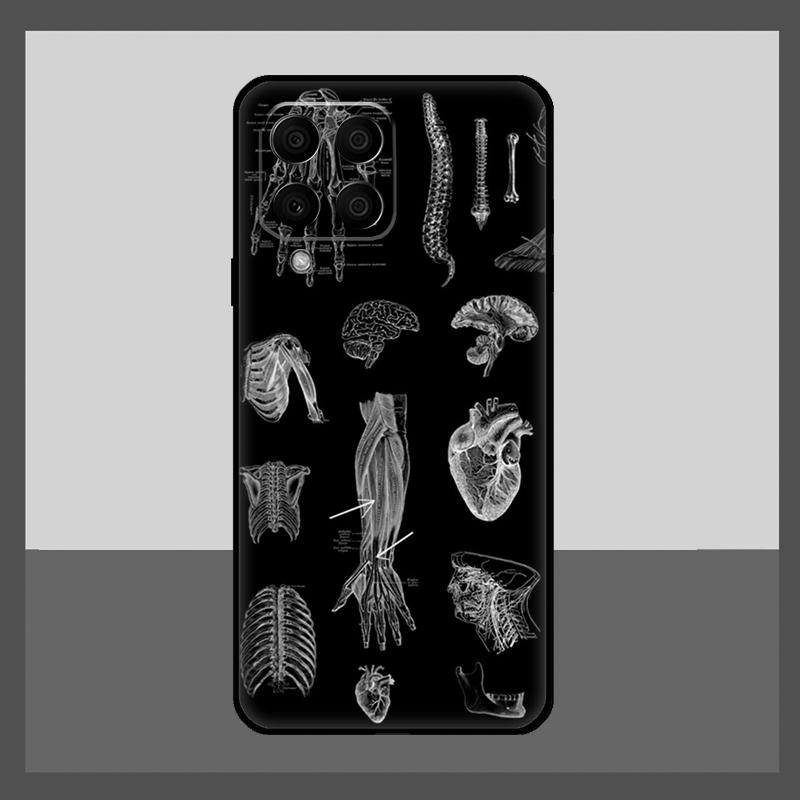 Human Anatomy Case For Samsung Galaxy M12 M52 M06 M16 M36 M56 M33 M15 M55 M31 M13 M14 M53 M32 M35 M34 M54