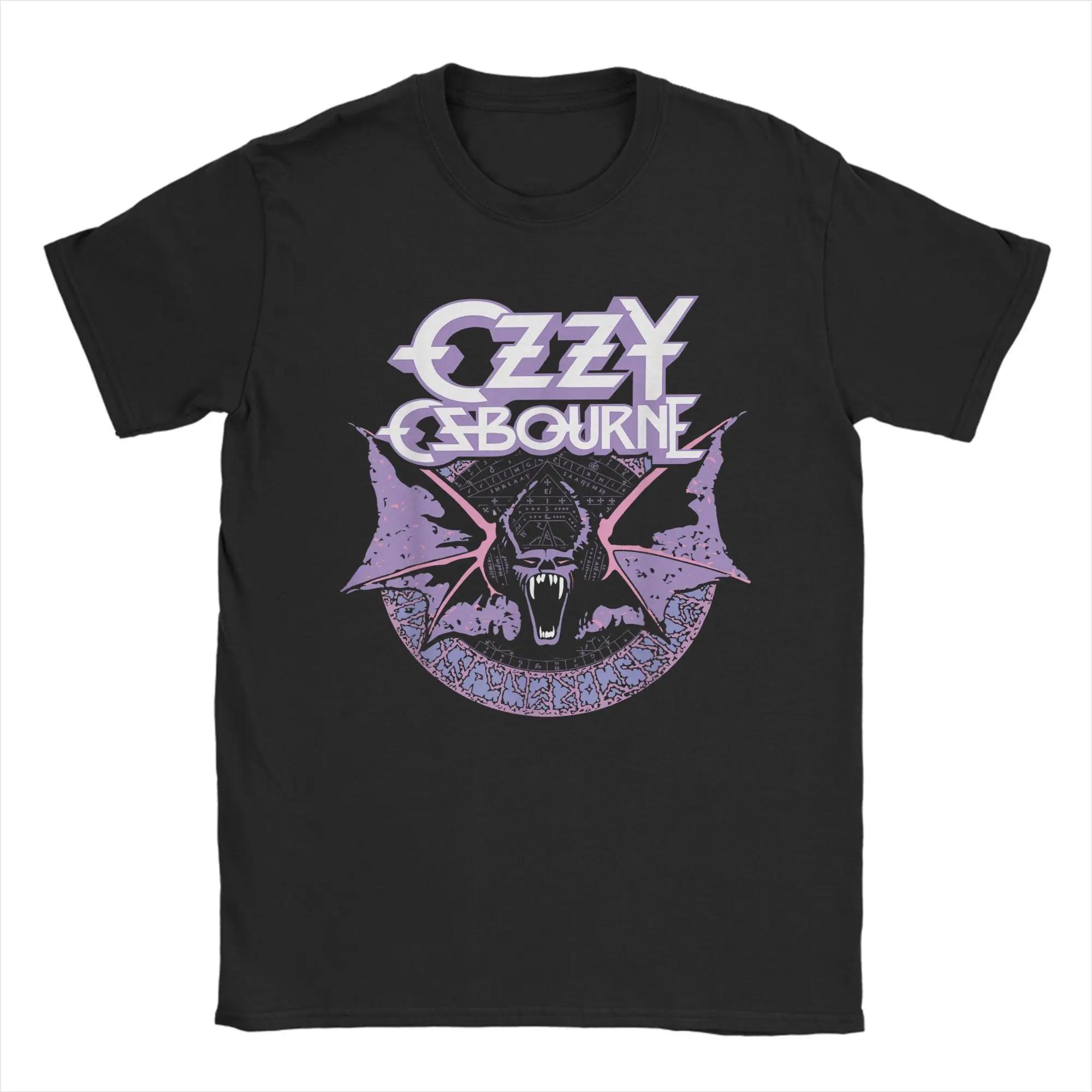 

Heavy Metal Rock Ozzy Osbourne Pastel Bat Album Poster Graphic Print T-Shirt Men Women O-Neck Cotton Short Sleeve Summer New Tee Casual Oversized Top 4XL