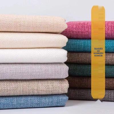 Thickened Coarse Linen Cotton Fabric for Sofa, Tablecloth, and Cushion