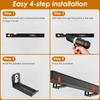 Sound Bar Mount Wall Bracket Easy Installation Wall Display Shelf Holder Stand Universal Soundbar System Mounting Rack Under TV