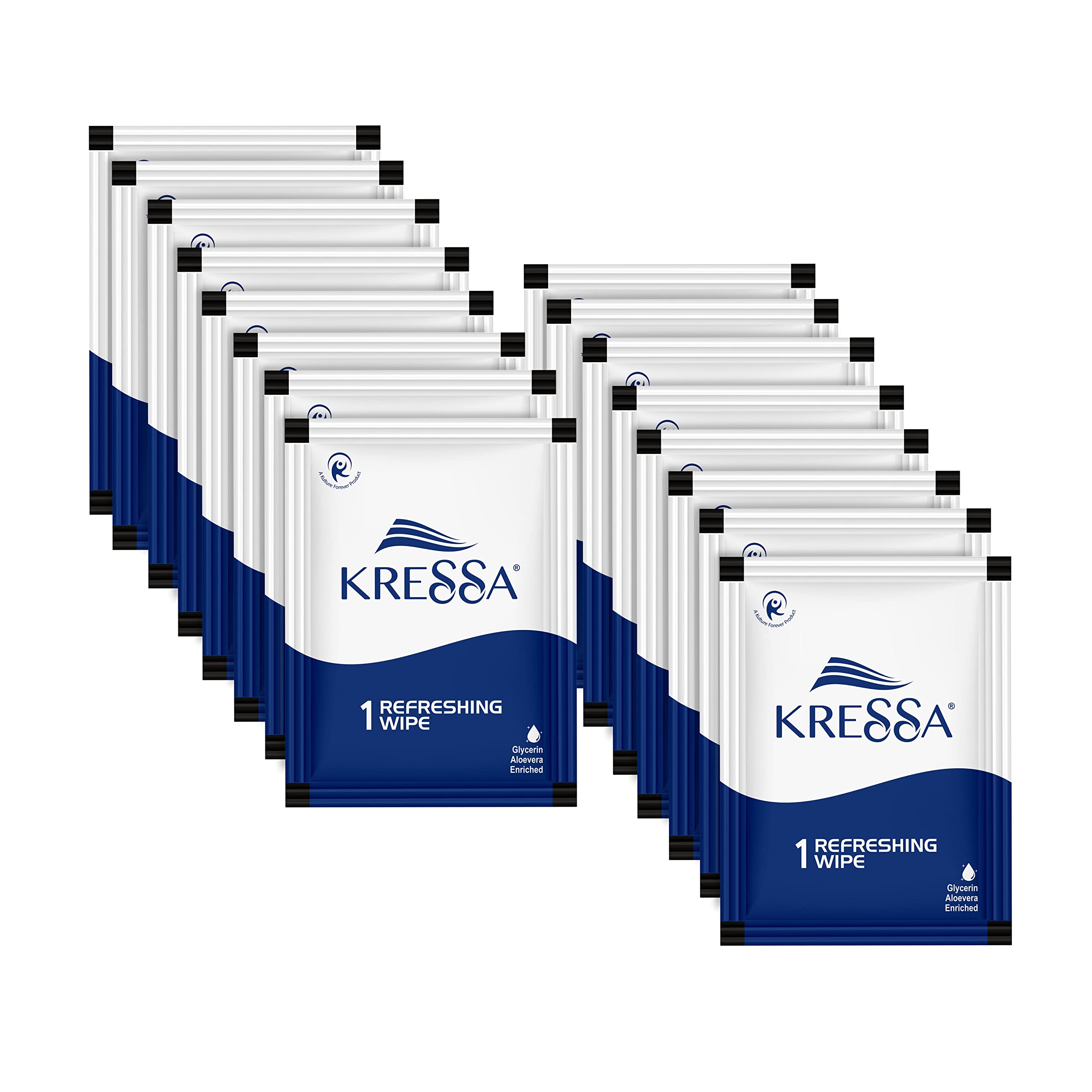 Kressa Refreshing and Cleansing Wet Wipes