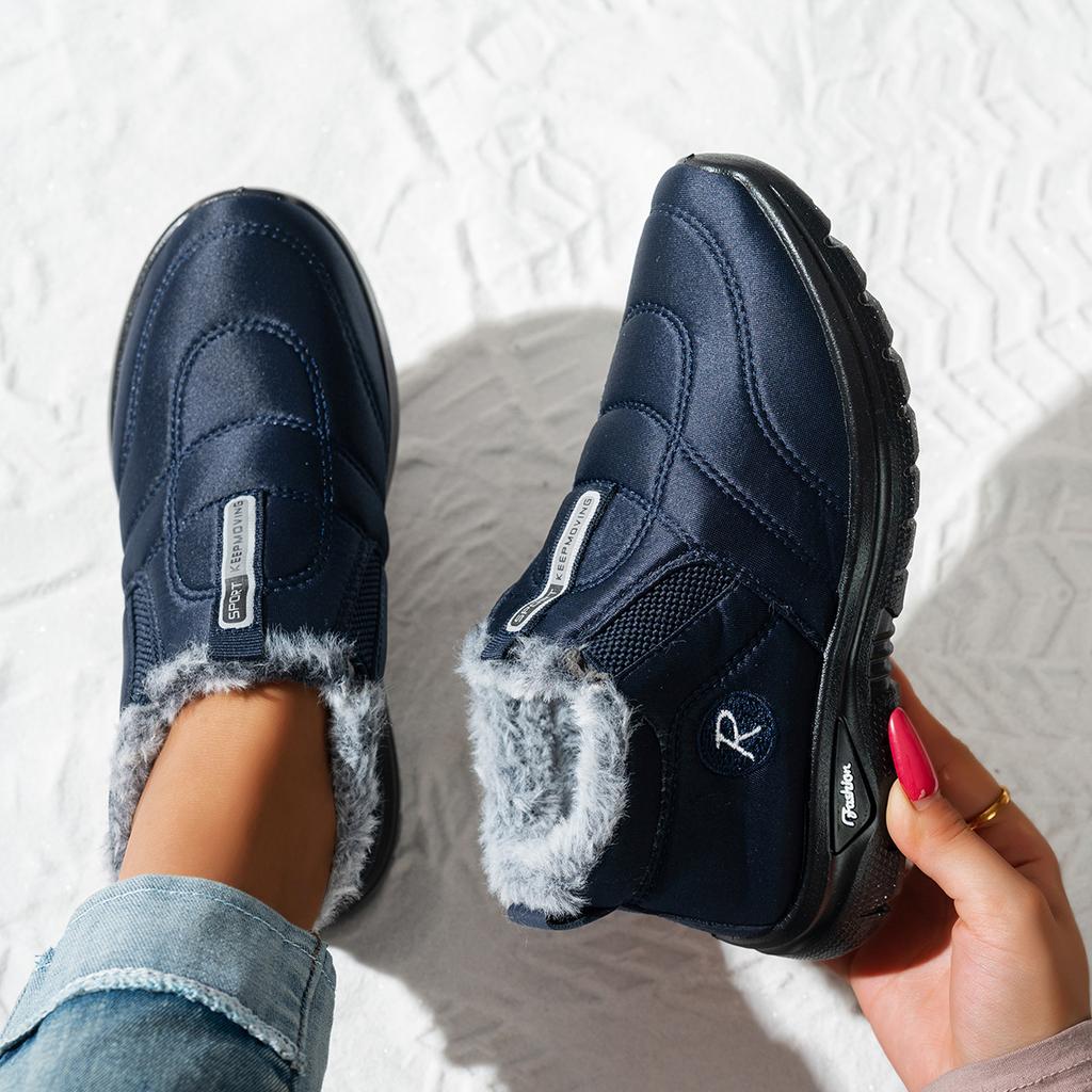 Women's cotton shoes, casual sports, warm, in stock, comfortable, fleece-lined, thickened, home snow boots