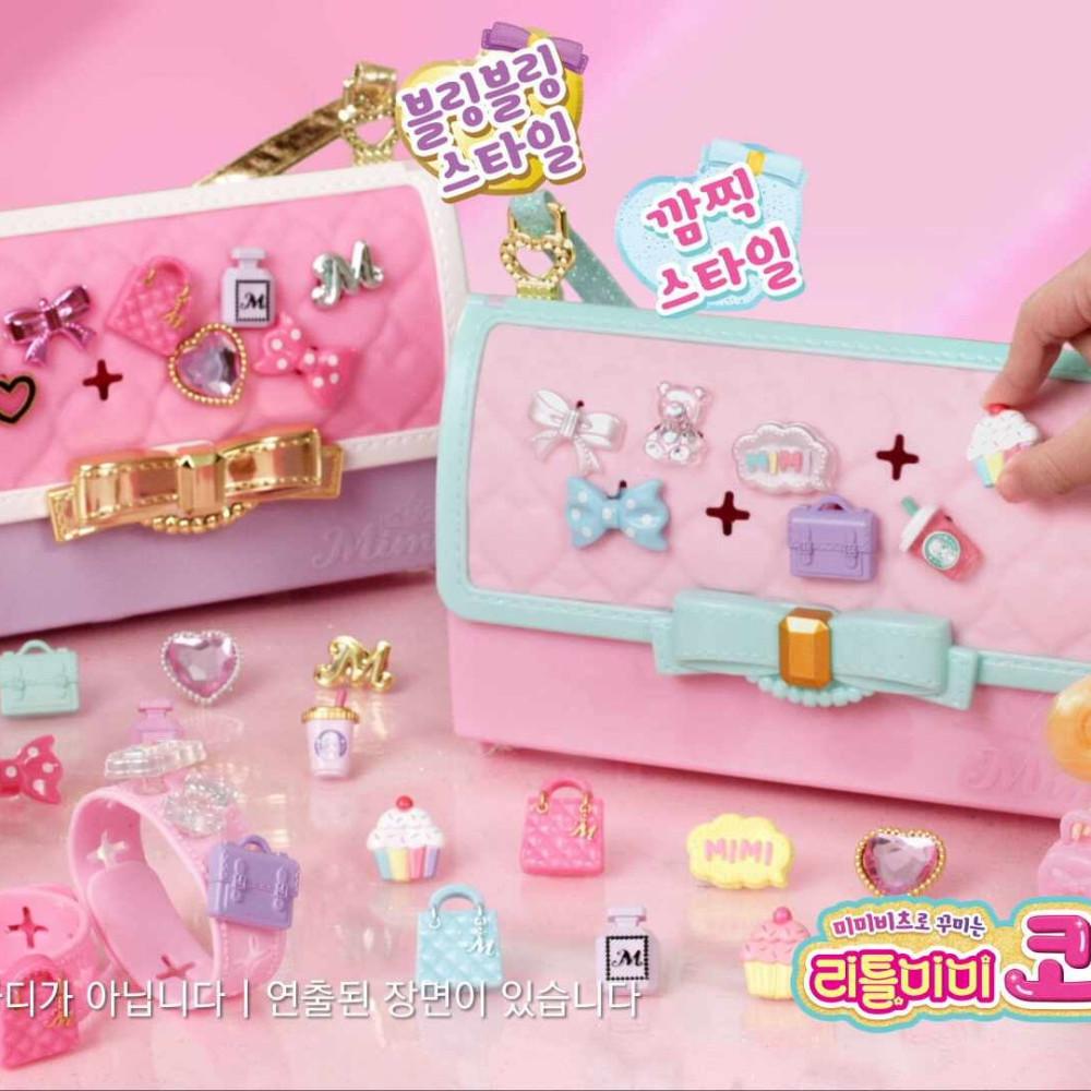[Mimi World Official] Little Mimi Coordination Bag Bling Bling Style, Popular Korean Character Toys