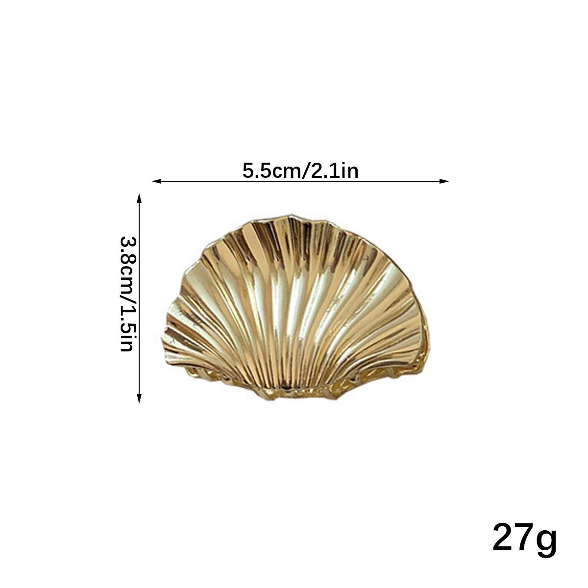 

Легкая роскошь, тип ракушки, экологичный сплав, зажим-краб, заколка-пучок на затылке, модный зажим-акула для конского хвоста Size fits all