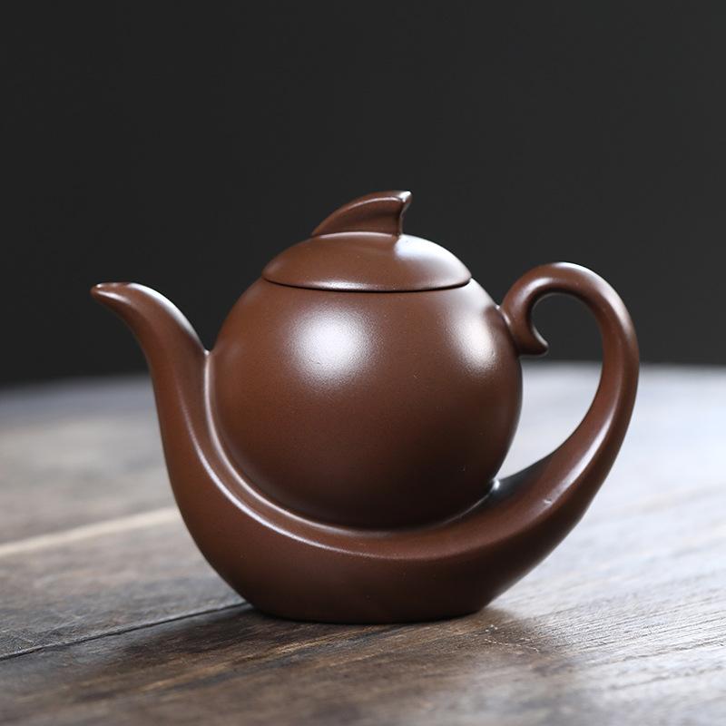

Chinese Style Teapot Set Handmade Traditional Purple Clay Suit Tieguanyin Puer Kung Fu Kettle Tea Table Decoration Gift 2025 коричневий