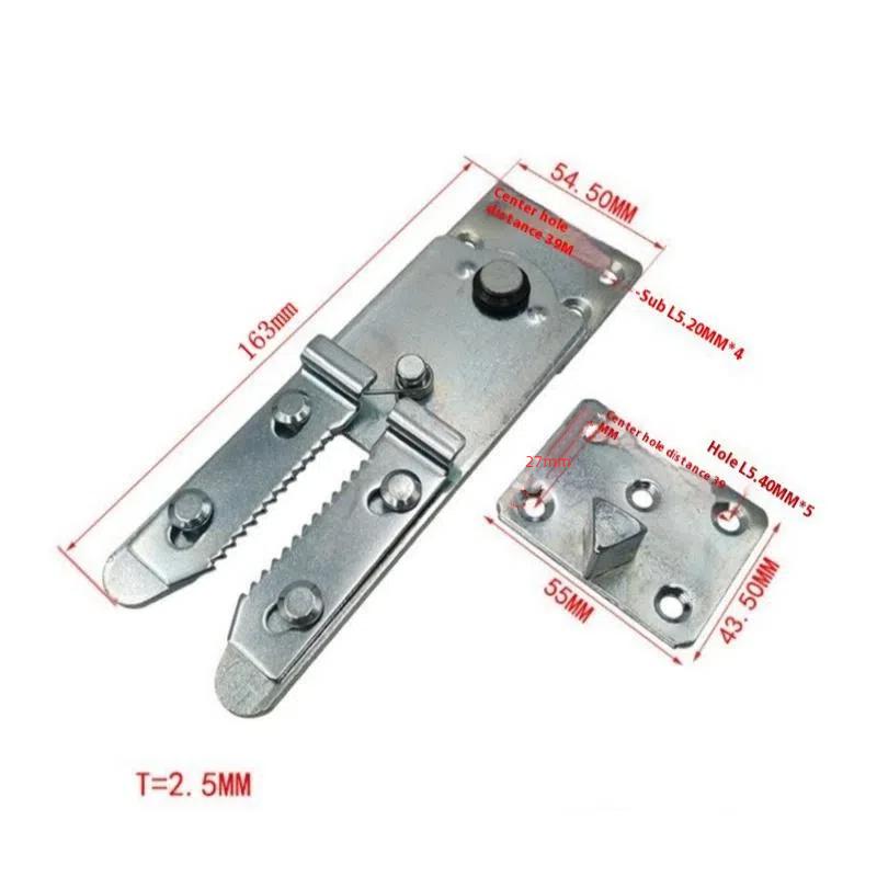 1Set Sofa Couch Sectional Connector Snap Metal Bracket Hinges For Furniture Accessories Tool