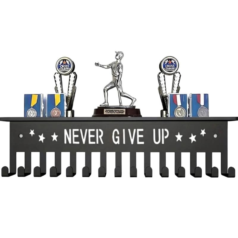 Flexible TPU Award Organizers Wall Mounted Holder For Sports Medals And Household Items