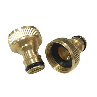 5 adattatori per tubi flessibili in ottone, a prova di ruggine, a prova di perdite, connessione sicura, installazione semplice, connettori per rubinetti da cucina, forniture da giardino