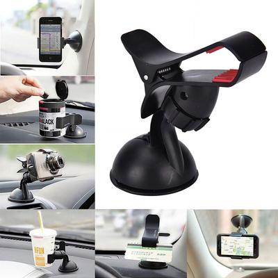 Universal Adjustable Phone Stand Mount Clip Car Stick Windshield Mount Stand Holder Cellphone Mobile Phone GPS Car Accessories