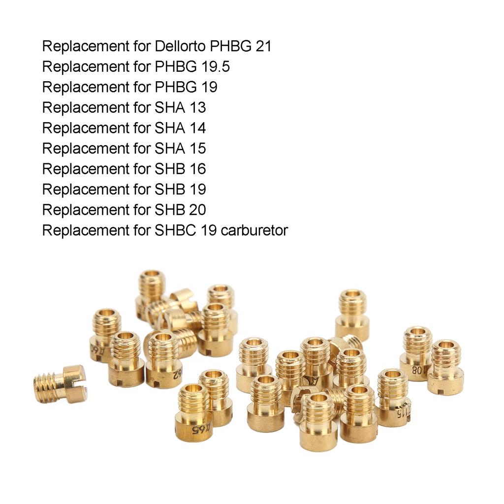 25-teiliges Hauptdüsen-Vergaser-Vergaser-Hauptdüsen-Kit 55-115 M5 Ersatz für Dellorto-Vergaser PHBG-Zubehör